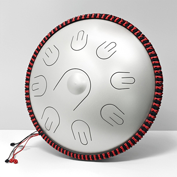 HLURU TAH9-14 SILVER - Mini Handpan Series 9 Notalı 14